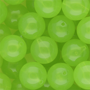 18 mm DQ® acrylic beads shiny Light Green