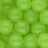 16 mm DQ® acrylic beads shiny Light Green