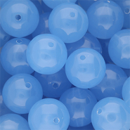 16 mm DQ® acrylic beads shiny Blue