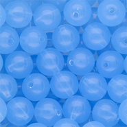 14 mm DQ® acrylic beads shiny Blue