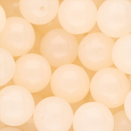 16 mm DQ® acrylic beads shiny Light Peach