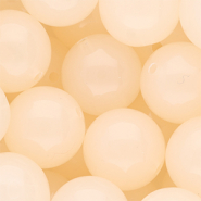 20 mm DQ® acrylic beads shiny Light Peach