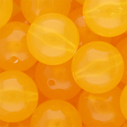 20 mm DQ® acrylic beads shiny Warm Yellow