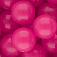20 mm DQ® acrylic beads shiny Magenta Pink