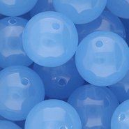 20 mm DQ® acrylic beads shiny Blue