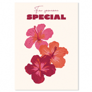 BY31® Jewellery cards "For someone special" Off White-Bordeaux Red-Coral Red-Pink