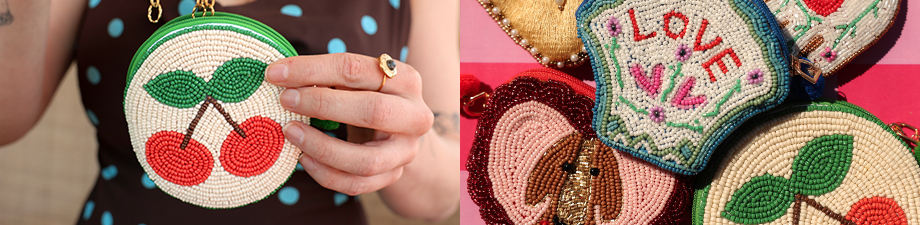 New collection of beaded purses New collection of beaded purses